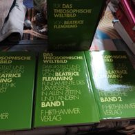 Beatrice Flemming Das Theosophische Weltbild Band 1, Band 2 und Band 3