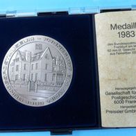 Deutschland BRD Münze Medaille Feinsilber 1000/000 ca.50 g 1983 Bundespostmuseum