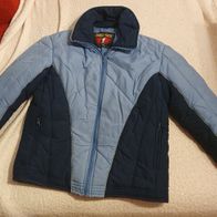 Warme Jacke Anorak Skianorak hell dunkel blau von Innsbruck in Größe 38