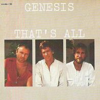 Genesis - That´s All / Takin´ It All Too Hard - 7"- Vertigo 814 898 (D) 1983