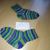 selbst gestrickte Strümpfe Socken Strickstrümpfe Größe 37 / 38