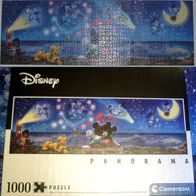 Panorama-Puzzle 1000 Teile "Disney" 98x33cm v. Clementoni