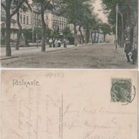 Ilmenau-AK-1913 Linden Strasse coloriert Erh.1