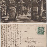 Klischdorf-Kliczków-Foto-AK 1935 Schlosseingang Erh.1