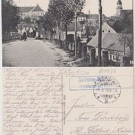 Königsbrück-AK-1916 mit Soldaten Brief Stempel Reservelazarett Erh.1