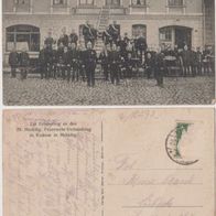 Krakow-Feuerwehr AK 1930 29. Feuerwehr Verbandstag in Mecklenburg Erh.2