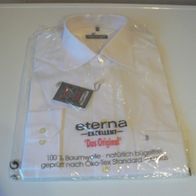Herrenhemd Größe 40 langarm Marke: Eterna Farbe: weiß Neu+OVP