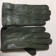 Herren Echt Leder Handschuh Militär Forst Größe 11 bzw. XL in grün oliv Neu!!!