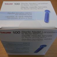 Beurer 100 sterile Lanzetten 28G/0,36mm - MHD beachten - OVP - Diabetiker