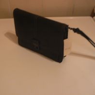 Herren-Handgelenktasche mit 4 Fächern Farbe: schwarz Leder Neu+OVP