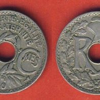 Frankreich 10 Centimes 1930