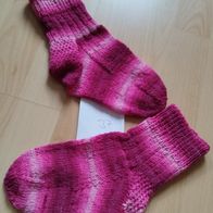 selbst gestrickte Strümpfe Socken Strickstrümpfe Größe 37