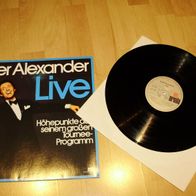 LP Vinyl Schallplatte Peter Alexander Live Ariola