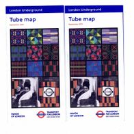 London Tube U-Bahn Sammelobjekt Taschenpläne Ausgabe hier: 09/2024 2 Stück NEU!