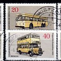 Berlin 1973 Mi. 446-451 Omnibusse gestempelt (7607)