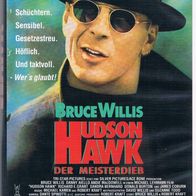 Hudson Hawk - Mit Bruce Willis u.a - VHS