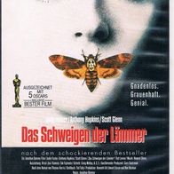 Das Schweiger der Lämmer - Mit Jodie Foster, Anthony Hopkins u.a - VHS