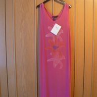 Damen-Kleid XL ärmellos Marke: Citiknits Farbe: pink mit Blumenmotiv Neu