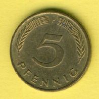 Deutschland 5 Pfennig 1988 F