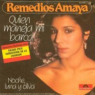 Eurovision 7"AMAYA, Remidios · Quien Maneja Mi Barca (RAR 1983)