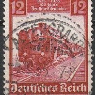 Deutsches Reich Michel 581 Gestempelt o - 100 Jahre Deutsche Eisenbahn