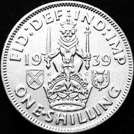 1 Shilling MÜNZE GB Schottland GEORGE VI. 1939 XF