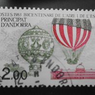 Andorra Französisch 331 gestempelt - 200 Jahre Luft-u. Raumfahrt Ballon 1983
