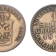 Schwarzburg-Sondershausen 1 Silbergroschen 1846 A "Günther Friedr. Carl II."