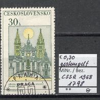 Tschechoslowakei 1968 Das Alte Prag MiNr. 1798 gestempelt