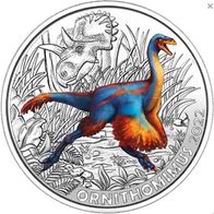 3 Euro Österreich Dinotaler 2022 BU Ornithomimus Münze Sonderprägung
