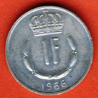 Luxemburg 1 Frang 1966