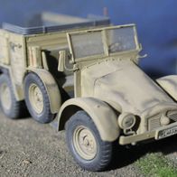 Maßstab 1:35 Tamiya Krupp Protze DAK gebaut und gealtert