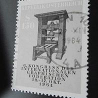 Österreich 1175 gestempelt - Kongreß Int. Graphische Föderation 1964