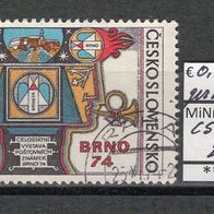 Tschechoslowakei 1974 Nationale Briefmarkenausstellung MiNr. 2184 a gestempelt