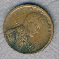 USA 1 Cent 1918 D