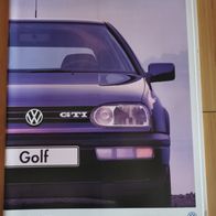 Prospekt VW GOLF GTI 1996 1