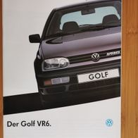 Prospekt VW GOLF VR 6 1993 5