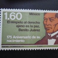 Mexiko 1742 * * - Benito Juarez Präsident 1981