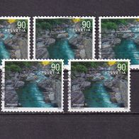 Schweiz MiNr. 2745 Flusslandschaft gestempelt zur Auswahl M€ 2,20 #I28e