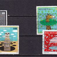 Schweiz MiNr. 2614-2617 Tierisch u.d. Welt kpl gestempelt zur Auswahl M€ 9,20 #I38ab