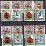 Schweiz MiNr. 2561-2564 Grußmarken komplett gestempelt zur Auswahl M€ 9,20 #I310ab