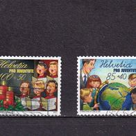 Schweiz MiNr. 2516-2517 Pro Juventute kpl. gestempelt zur Auswahl M€ 7,00 #I42e