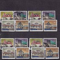 Schweiz MiNr. 2505-2508 Bahnhöfe komplett gestempelt zur Auswahl M€ 14,00 #I44df