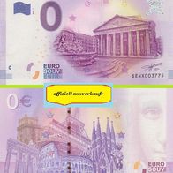 0 Euro Schein Roma SENX 2017-1 offiziell ausverkauft Nr 7519