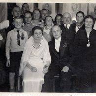 Altes Original Foto. Hochzeit Gesellschaft um 1930..( G1 )