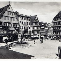 l Foto AK. Foto AK . Tübingen Marktplatz um 1935..( G2 )