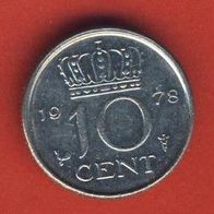 Niederlande 10 Cent 1978