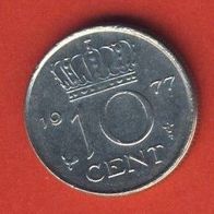 Niederlande 10 Cent 1977