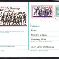 L059 Bund BRD Bildpostkarte P 125 f13/184. Hameln o gestempelt