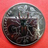 5 Euro Münze Hirschkäfer 2024 D, unzirkuliert